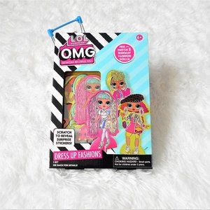LOL Surprise OMG Dress Up Fashions Paper Dolls Set